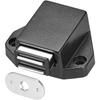 4pcs Touch Magnetic Latches Press Catch Latch for Cabinet Door Cupboard Black