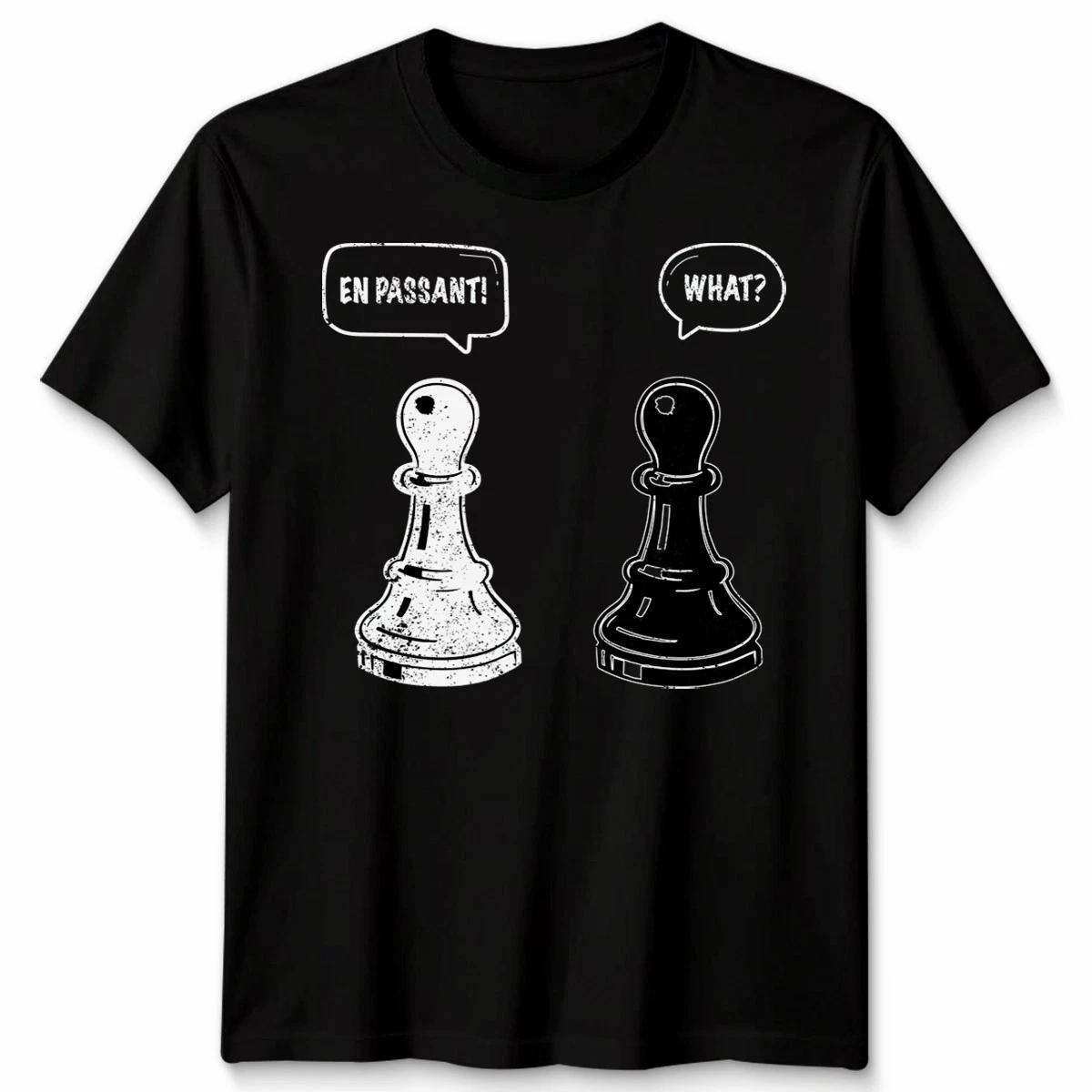 Funny En Passant Pawn Chess Player Board Game Pieces Unisex TTshirt Gift S