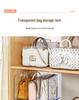Small Handbag Storage Rack Divider: Crossbody Bag Holder & Closet Organizer
