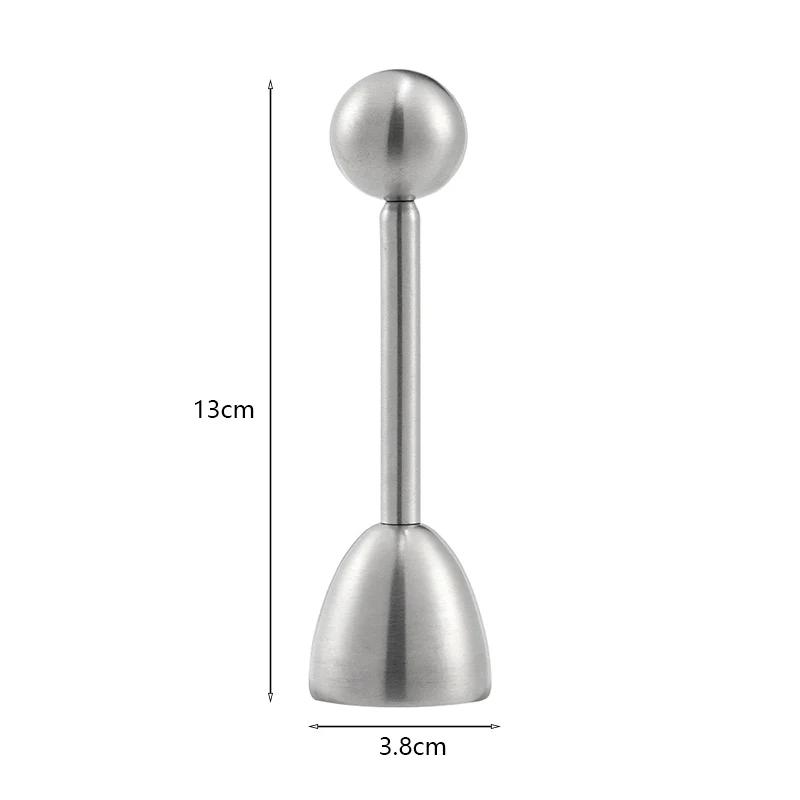 Stainless Steel Egg Topper Shell Opener Egg Cutter Cracker Metal Egg Cups Stand Holders for Soft Hard Boiled Eggs Kitchen Tools
