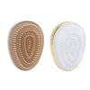 4PCS Egg Shape Hair Brush Plastic Knot Proof Multifunctional Massage Comb for Home and Office