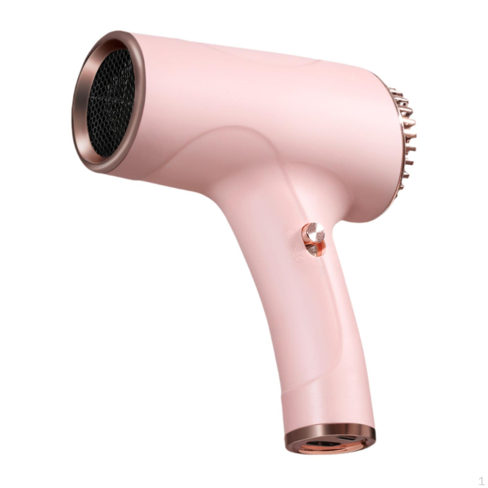 

Компактный фен с регулируемой температурой розовый