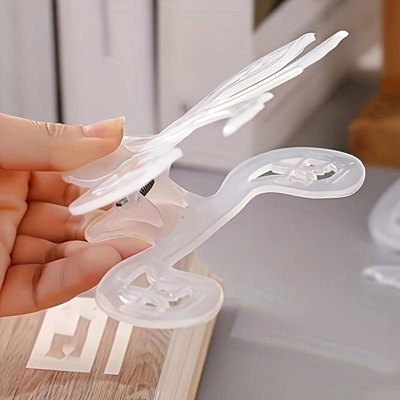 Plastic Anti-Slip Transparent Book Holder, 12° Desktop Reading Stand with Built-in Bookmark, Hands-Free Easy Reading Tool