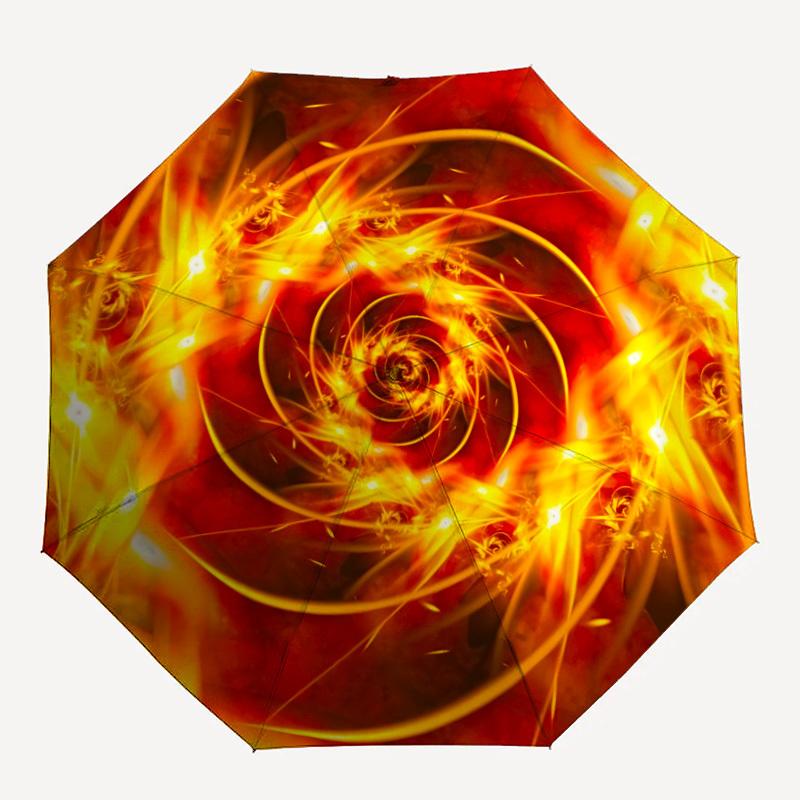 

1pc Golden Spiral Folding Umbrella | Elegant Design, Fashionable Accessory, Durable Construction, Sturdy Ribs yy251107128