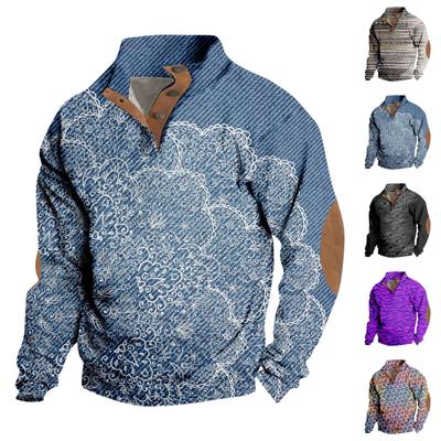 Spring And Men's Standing Collar Sweatshirt Is Outdoor Casual Sweaters Tops