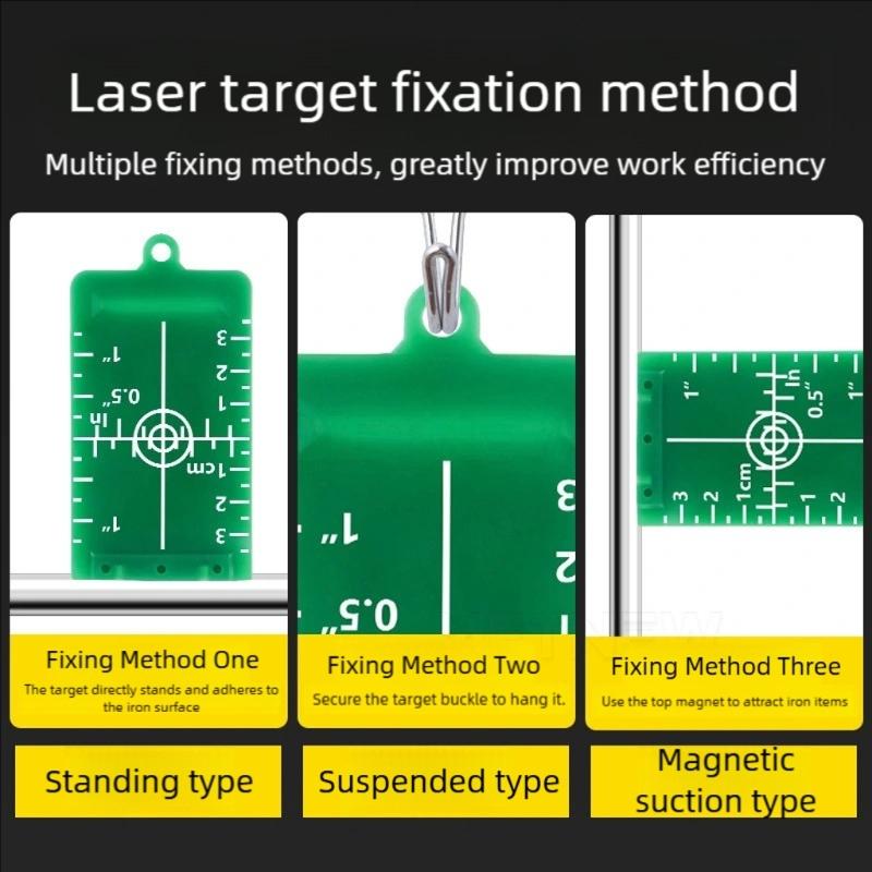 Lasers Alignment Magnetic Targets For Construction Use Impact Resistant Plastic Design Ensures Accurate Leveling