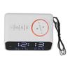 Alarm Clock Radio LED Digital Alarm Clock with FM Radio Music Temperature Humidity Display for Home