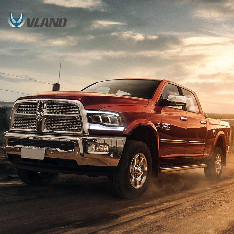 Dodge Ram 1500/2500/3500 LED Breathing Welcome Headlight Assembly