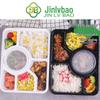 Disposable 5-Compartment Plastic Takeaway Lunch Boxes