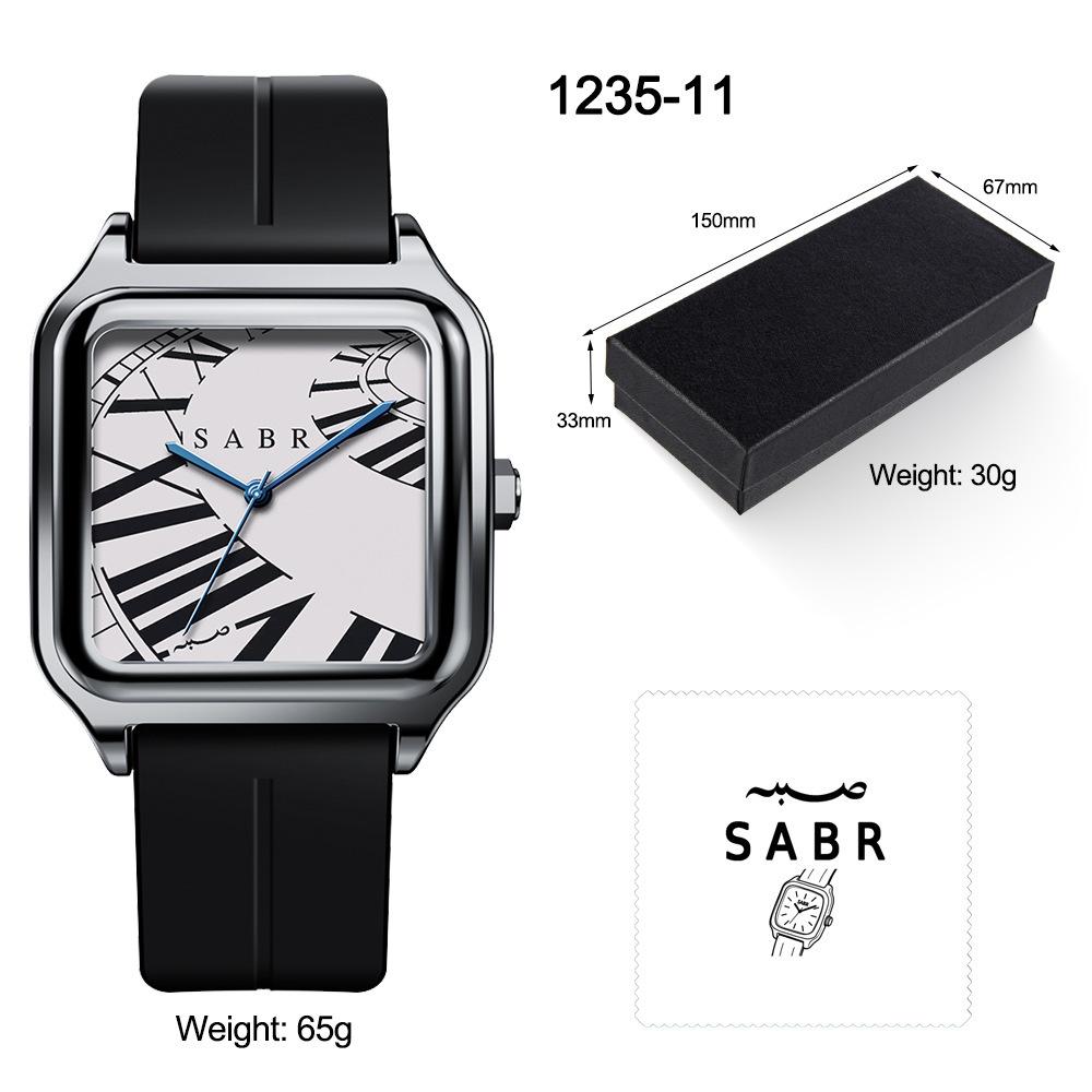 Uhr Sabr arabische Ziffern, Herren-Geschäftsuhr Naher Osten, Shenzhen Uhr, wasserdichte Quarz-Uhr