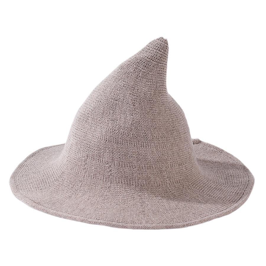 Women Hats Halloween Caps Witch Hat Magician Witch Hat Wool Wizard Hat