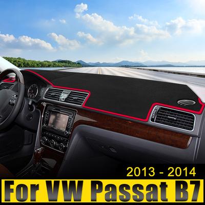 For Volkswagen VW Passat B7 2013 2014 Car Dashboard Cover Avoid Light Pad Sun Shade Anti-UV Carpet Case Non-Slip Mat
