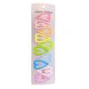 10Pz Fermagli per Capelli da Bambina Design Goccia d'Acqua Cuore Triangolo Colori Caramella Clip Laterali per Ciuffo Accessori Decorativi per Capelli