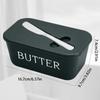 Plastic Butter Container Box Restaurant Sealed Storage Box Cheese Box With Knifes Lid Butter Slicer Butter Dish Tableware