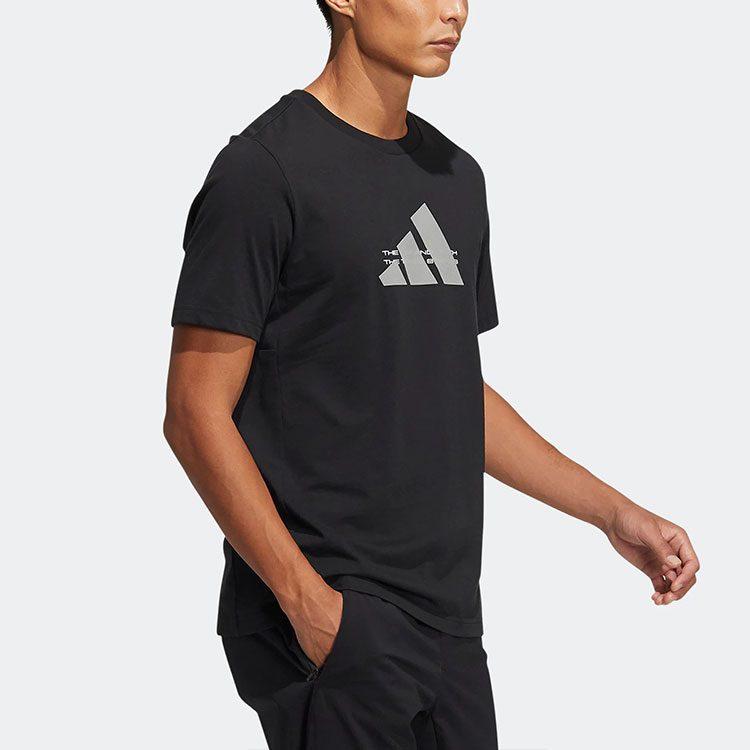 Adidas Set-in Sleeve T-Shirt Men's Black HE9937