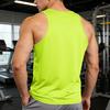 Men Vest Slim Fit Sleeveless Round Neck Summer Camisole Pure Color Racerback Design Summer Sport Vest