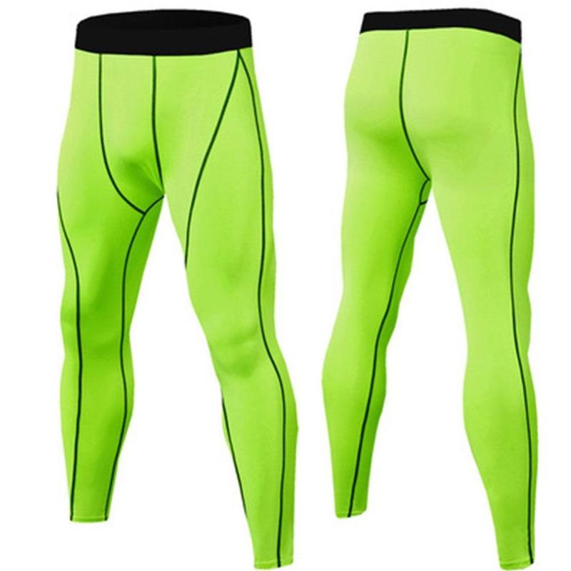 2026 Leggings Compressione Uomo Stretti Sport da Corsa Pantaloni Allenamento Maschile Pantaloni da Jogging Asciugatura Rapida Pantaloni Yoga Allenamento Fitness Rapido