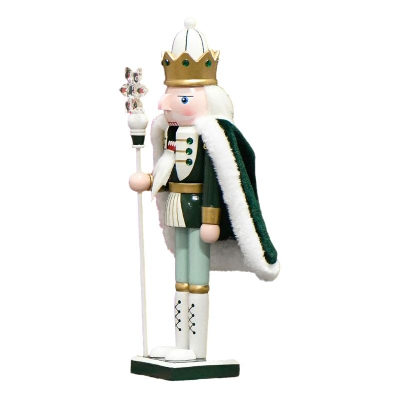 Holiday Nutcrackers Figure Christmas Cloaks King Soldier Handicrafts Puppet Desktops Ornament Home Decorations Festival