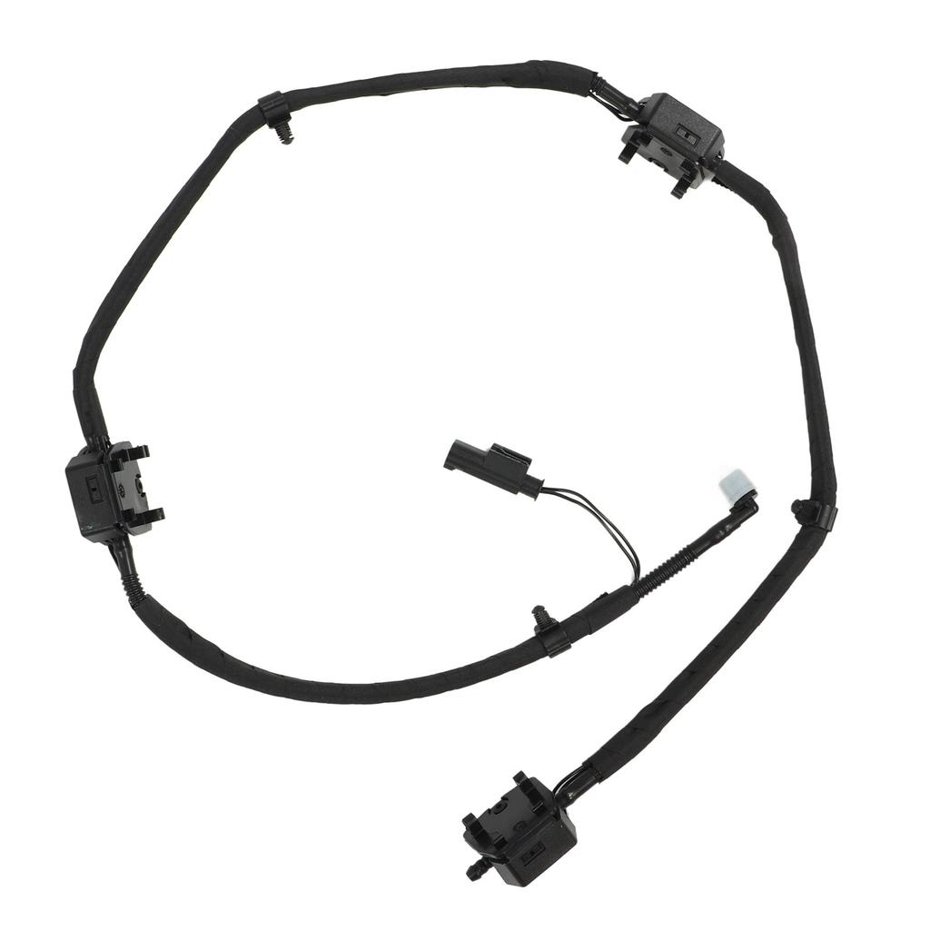 Uppvärmd spolarmunstycke 61667202027 ABS Svart Spolarmunstycke för 7-serien F01 F04 2008 till 2015