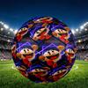 Game MAN Print Size 5 Soccer Ball, PU Wear Resistant Football for Match Training and Daily Practice, Birthday Gift for Soccer Fans