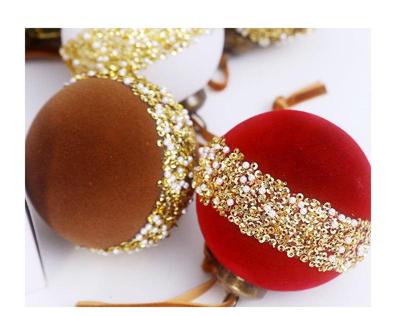 Painted Plastic Christmas Tree Ornaments Set - 8cm Balls Available in 9pcs or 12pcs