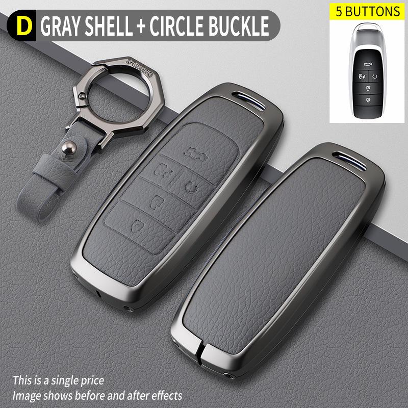 Key Cover for 23/24 GAC Trumpchi M8, Master E9MAX - High-End Buckle Shell for Men and Women.