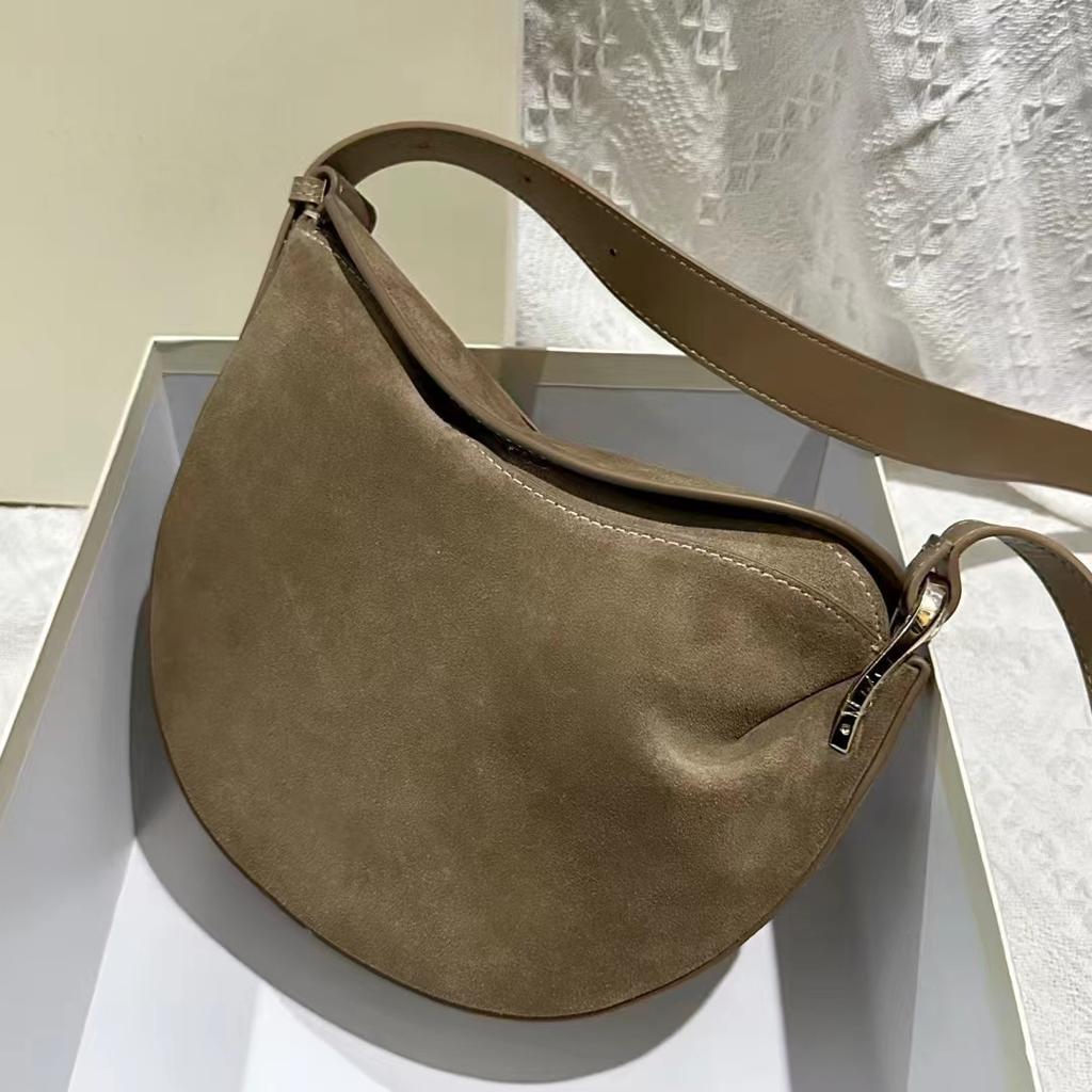 High-end Irregular Bag Women's 2025 And New Style Cowhide Single Shoulder Tote Bag 100 Styles Versatile Women's Bag