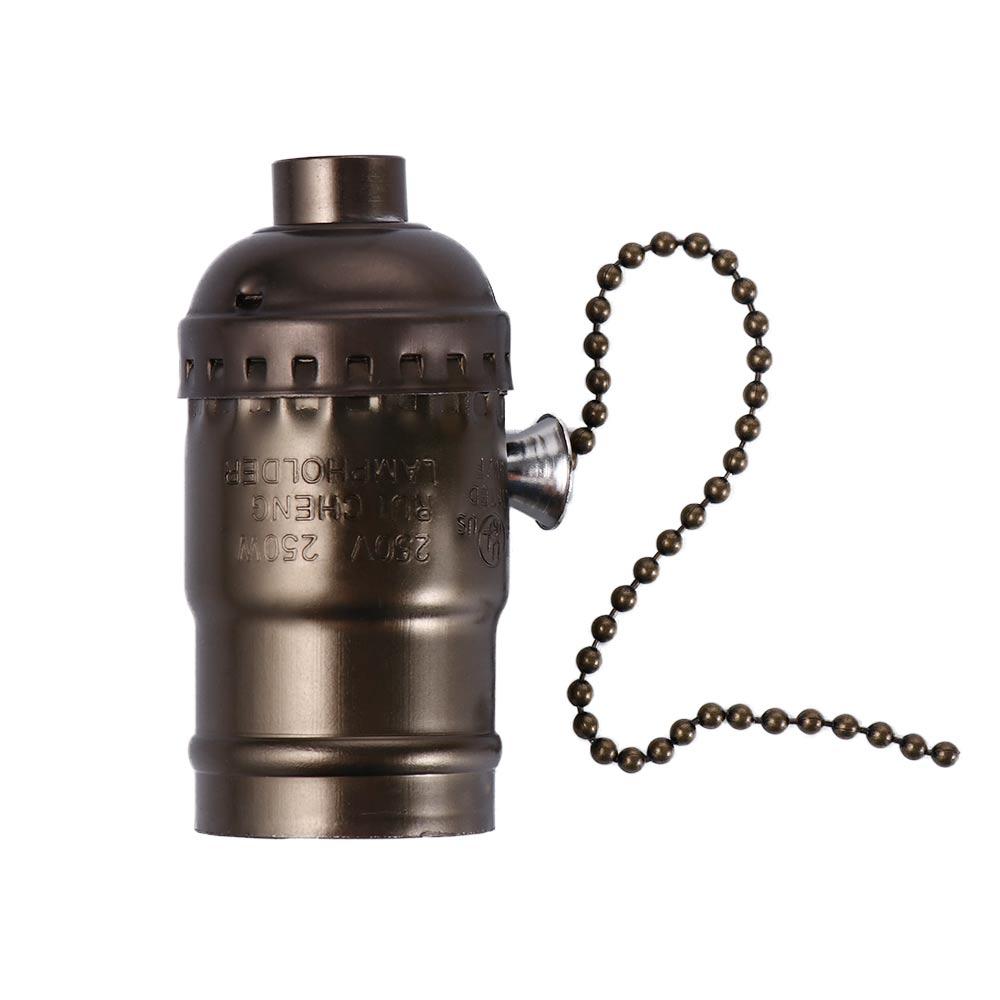 Screw Bulbs Edison E26/E27 Aluminum Shell Accessories Lamp Bases Socket Holder No Switch Lighting