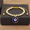 Nidin Hot Sale Turkish Evil Eye Irregular Geometric Bracelet Adjustable For Women Female Hip-Hop Style Jewelry Daily Party Gifts