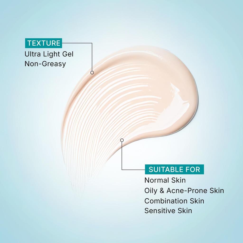 Pilgrim 5% C-vitamin Uppljusande Ultralätt Gel Solskydd SPF 60 Pa++++ 45 ml Förpackning med 2 för Alla Hudtyper