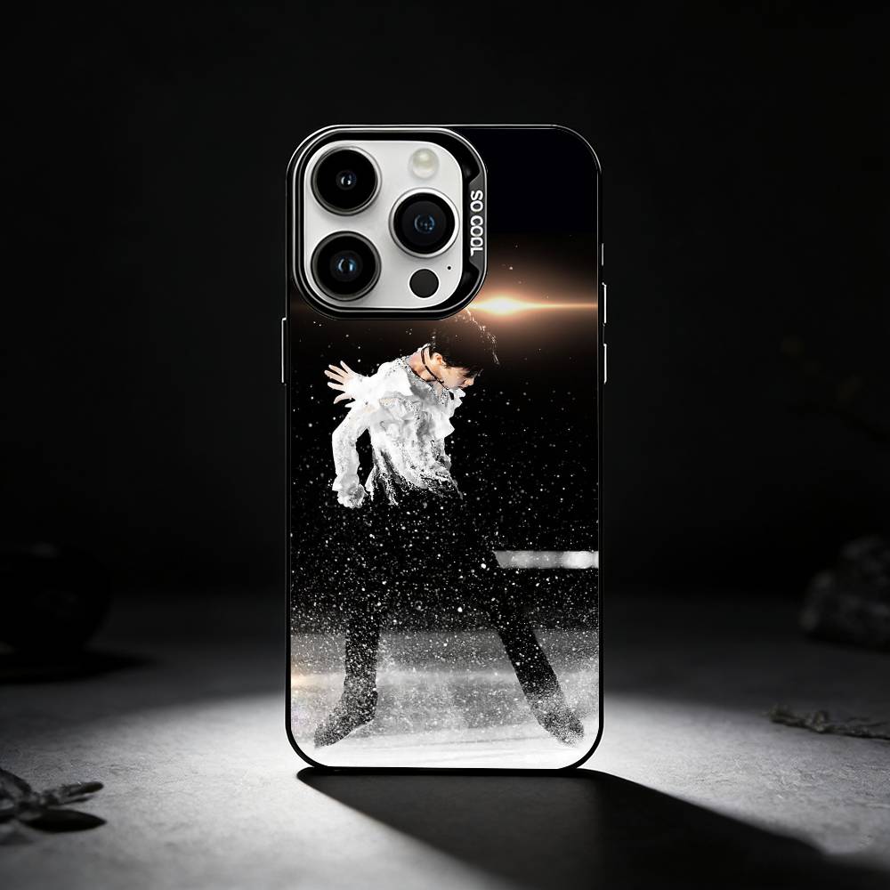 4A Jump L-Legend Hanyu Yuzuru Phone Case For iPhone 17,16,15,14,13,12,11 Plus,Pro Max,XS,Colored Silver Phone Case