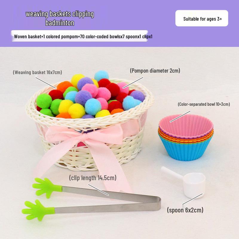 

Помпоны для детского сада: игра на сопоставление и пособие для развития мелкой моторики