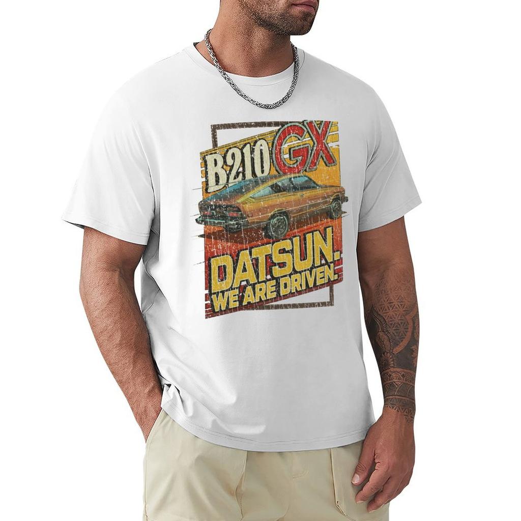 Datsun B210 GX 1978 TShirt Summer Top Gifts for Boyfriend Mens Shirts Graphic Tee