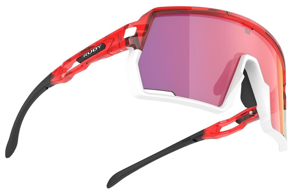 Kelion Crystal Red Red Lens 144mm [RUDYPROJECT] Sunglasses, Frame, Multi-Laser Lens, Width