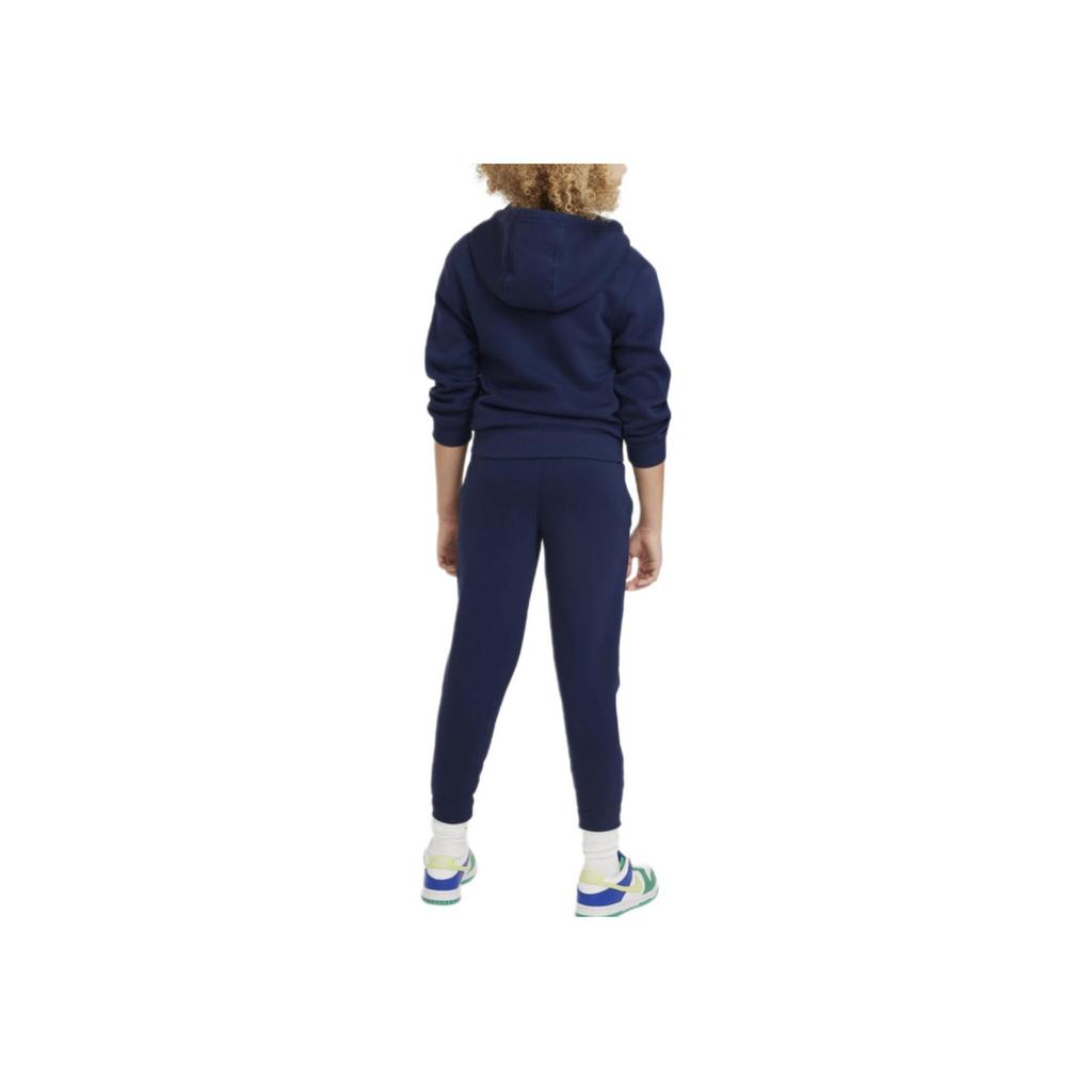Nike Sportswear Club Soft Warm Versatile Casual Sports Suit Kids suit Midnight-Navy White FD3114-410