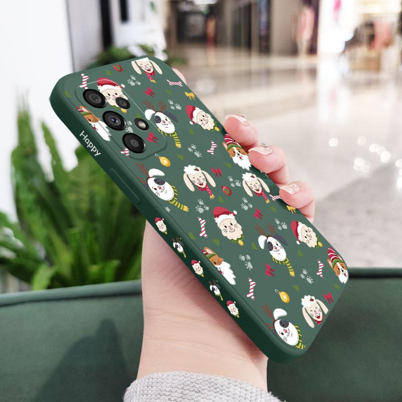 

Christmas Ornaments Phone Case For Samsung A73 A53 A33 A23 A13 A04 A04S A72 A52 A52S A32 A22 A12 A71 A51 4G 5G Samsung A33 5G
