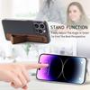 New Wristband Phone Finger Grip Strap Telescopic PU Leather Cell Phone Holder Self-adhesive Bracket for Most Smartphone