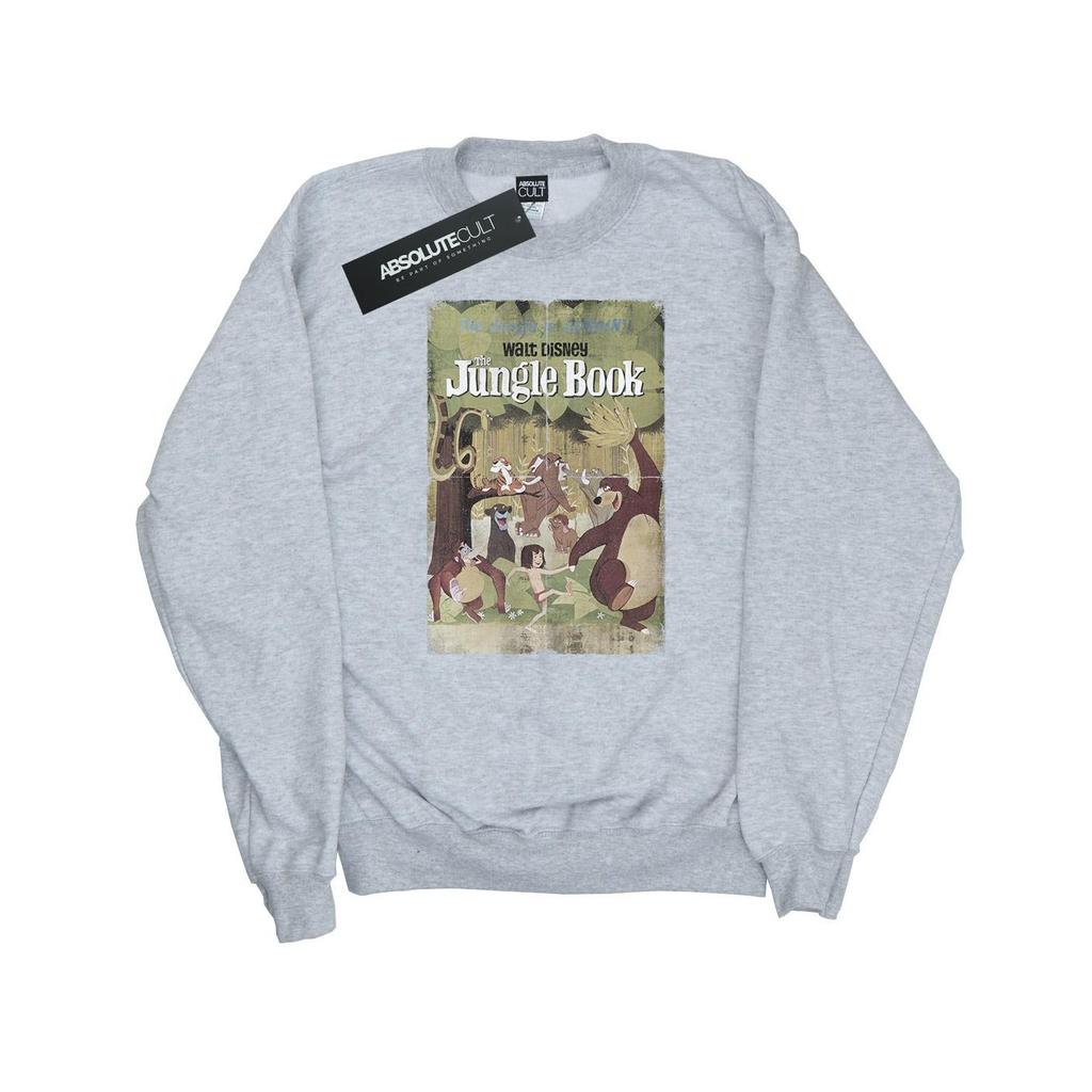 Jungle Book Womens/Ladies Retro Poster Sweatshirt