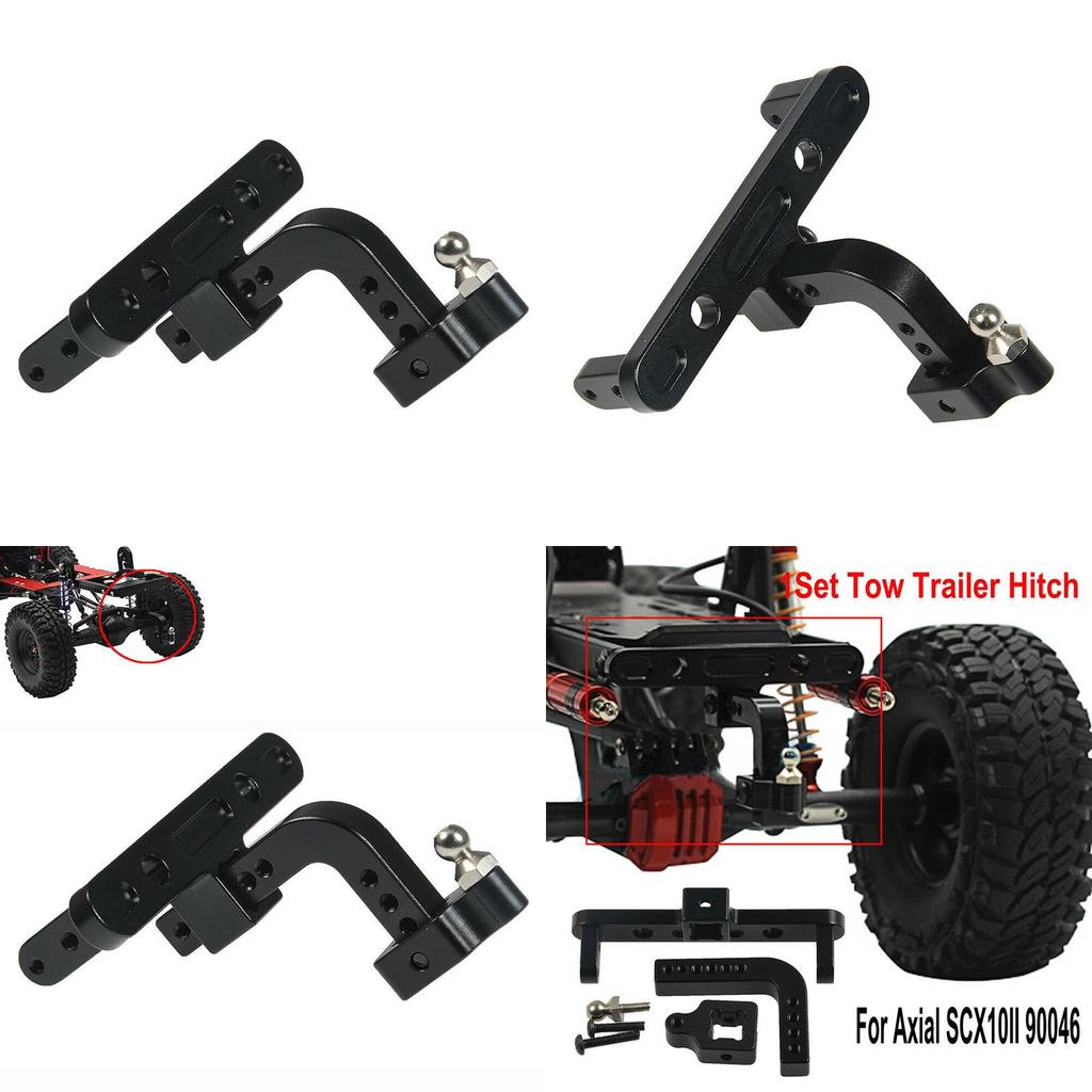 High Quality 1/10 Rc Crawler Adjustable Cnc Tow Trailer Drop Hitch For Axial Scx10 Ii Ax90046
