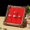Photo Frame Jewelry Display Tray Wooden Ring Holder Fashion Earring Tray  Shop Window Decoration