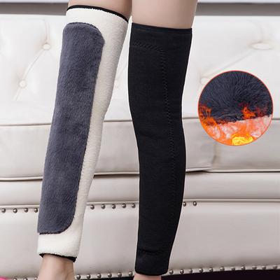 Winter Knee Pads Imitation Cashmere Knee Pads Knee Sleeve Warmth Cold Protection Resilience Thick Cotton Leggings Knee Pads