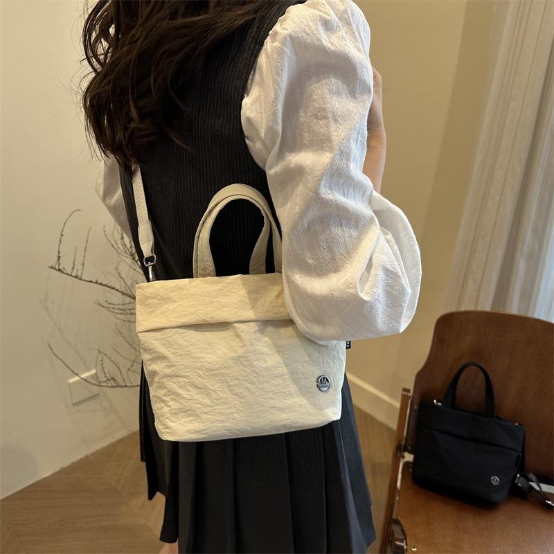Summer cute girl hand bag 2 new dopamine casual simple bucket bag commuter shoulder messenger bag