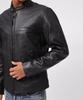 AVIREX Sheep Single Riders F Exclusive Men's Jacket, 010, Black, 783-4950023, WEB&DEPOT