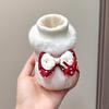 Winter Baby Girl Soft Sole Velvet Shoes: 0-1 Year, 6-12 Months Princess Walker Shoes