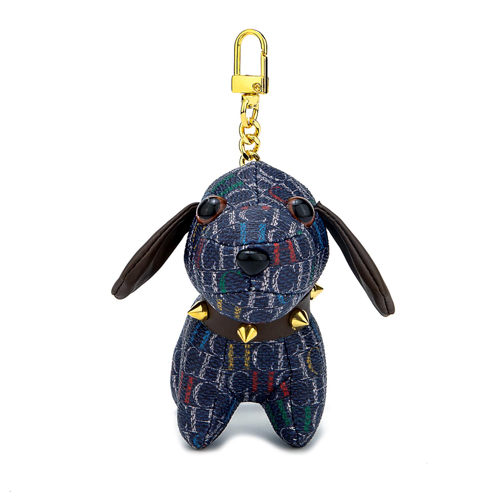 

CHHC Cross Classic Monogram Dachshund Bag Pendant Fashion Keychain Charm with Gift Box
