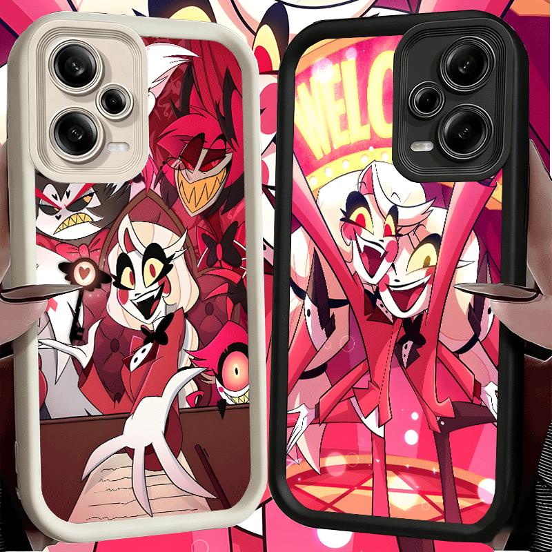 Hazbin Hotel Anime Soft Phone Case for Xiaomi Poco X7 X6 X5 Pro X4 Gt X3 F7 Ultra M8 M7 Redmi 15C 15 14C 13 13C 12 12C 10 10C