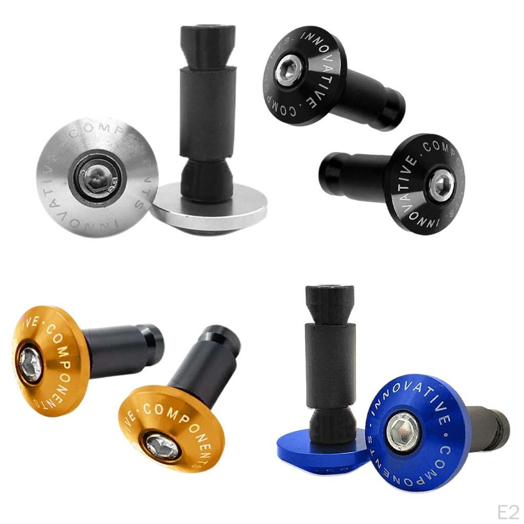 2 Pieces CNC Alloy Handlebar End , Caps Handle Bar 30 lightweight, sturdy and durable