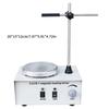 Riscaldatore Agitatore Magnetico da Laboratorio Agitatore Magnetico Riscaldatore Velocità Regolabile 0-2400 GIRI/MIN per Uso di Laboratorio e Preparazione Campioni