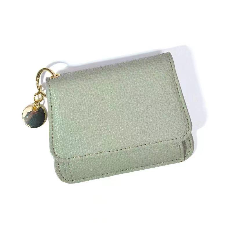 Popular Women's Short Wallet - Solid Color, Lightweight, Simple Design, Card Holder and Mini Coin Purse