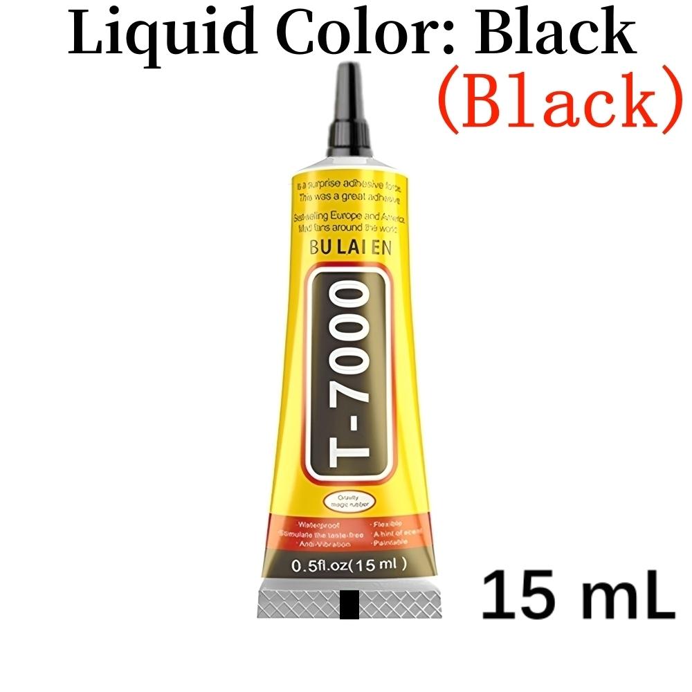 B7000 T7000 Clear Contact Phone Repair Adhesive Universal Glass Plastic DIY Glue B-7000 with Precision Applicator Black Glue